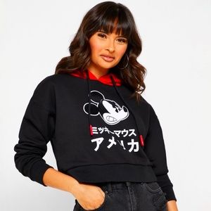 Forever 21 black and red Mickey hoodie
